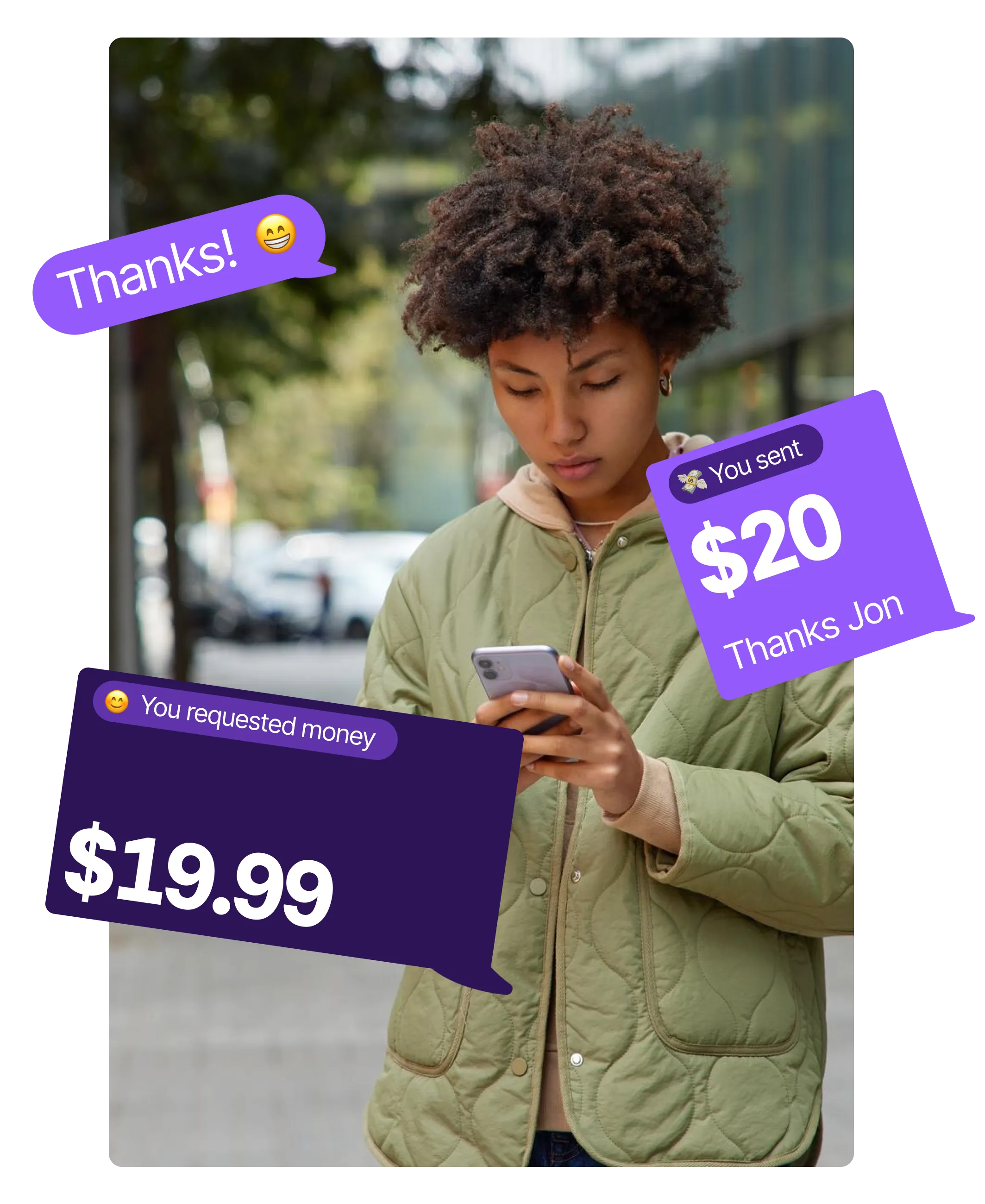 Aalto mobile app UI with two home listings and a title at the top saying 12 new matches